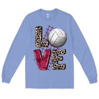 Colony Blue love volleyball Long Sleeve Tee - FaDigitalArtStudio