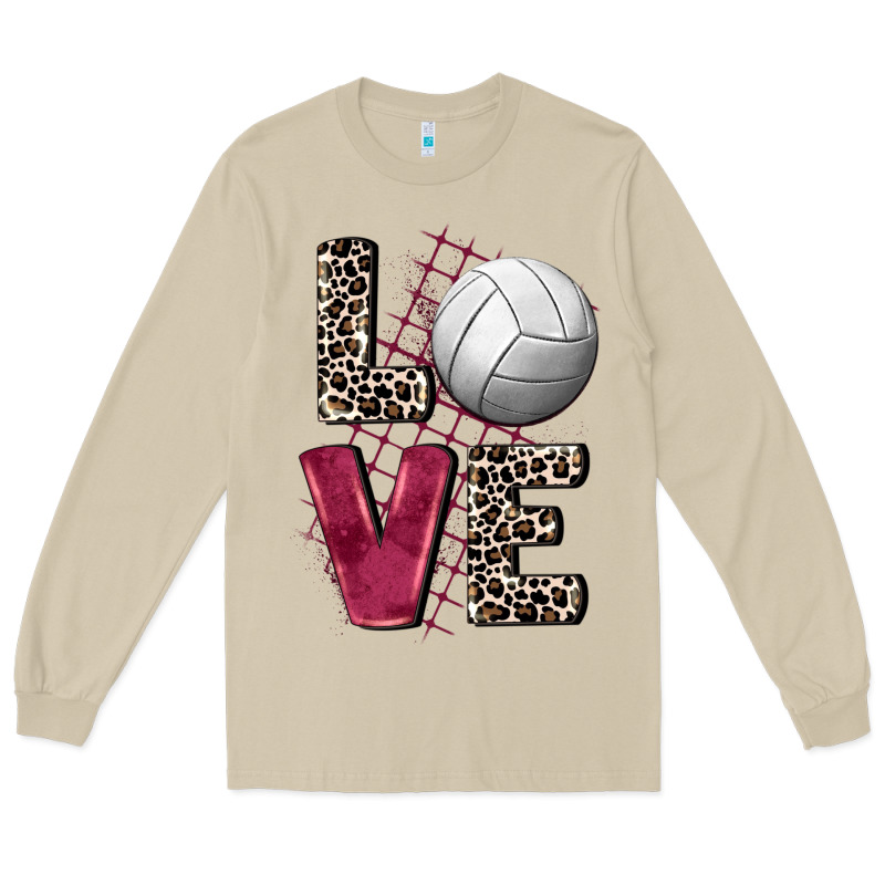 Love Volleyball Long Sleeve Tee by FaDigitalArtStudio | Teevron