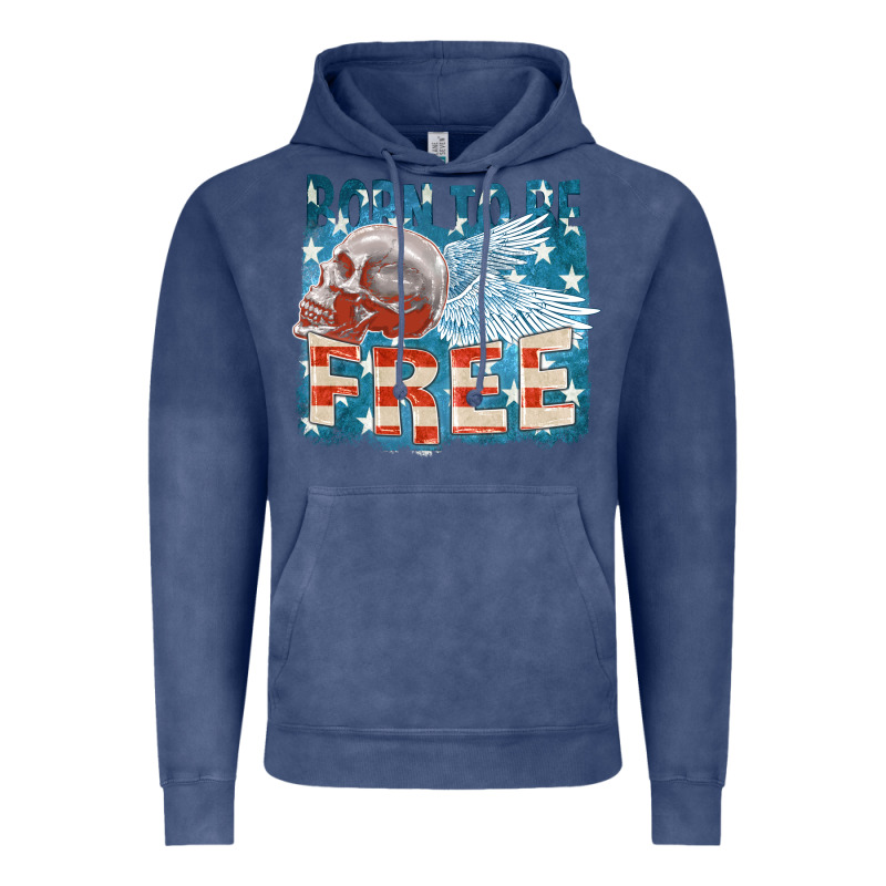 Born To Be Free Vintage Hoodie by FaDigitalArtStudio | Teevron