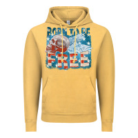Vintage Mustard Born to be free Vintage Hoodie - FaDigitalArtStudio