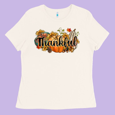 Thankful Ladies Tee Designed By Cowgirlartshop