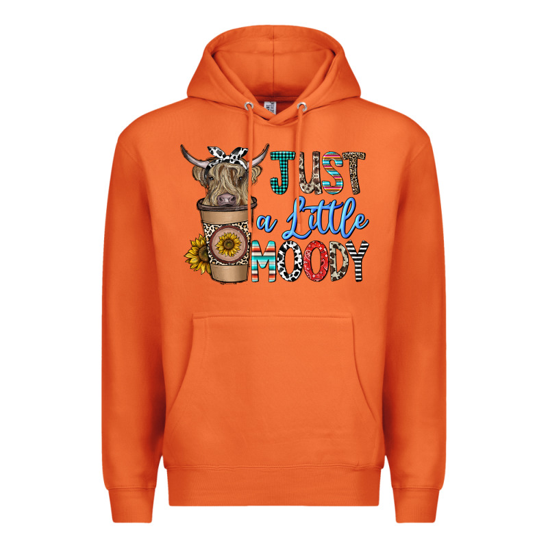 Just A Latte Moody Premium Hoodie by CowhideDigitalArt | Teevron
