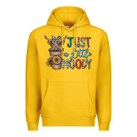 Lemon just a latte moody Premium Hoodie - CowhideDigitalArt