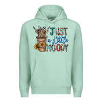 Seafoam just a latte moody Premium Hoodie - CowhideDigitalArt