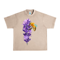French Oak honey bee with lavender fa element Urban Heavy Tee - FaDigitalArtStudio