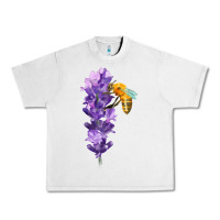 Lunar Rock honey bee with lavender fa element Urban Heavy Tee - FaDigitalArtStudio