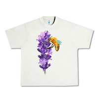 Pistachio honey bee with lavender fa element Urban Heavy Tee - FaDigitalArtStudio
