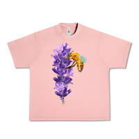 Salmon honey bee with lavender fa element Urban Heavy Tee - FaDigitalArtStudio