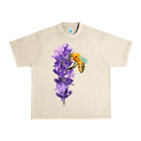 Sandshell honey bee with lavender fa element Urban Heavy Tee - FaDigitalArtStudio