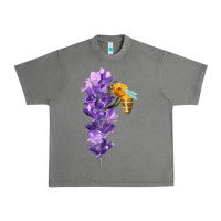 Tornado honey bee with lavender fa element Urban Heavy Tee - FaDigitalArtStudio