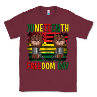 Burgundy juneteenth freedom day Classic Tee - Artiststas