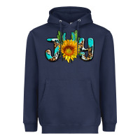 Navy joy with sunflower and cactus ado Heavyweight Hoodie - AdoDesignShop