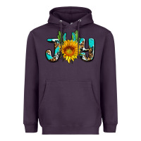 Plum joy with sunflower and cactus ado Heavyweight Hoodie - AdoDesignShop