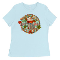 Baby Blue pumpkin spice and livin my best life Ladies Tee - CowGirlArtShop