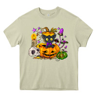 Mossy Black cat pumpkin Heavy Core Tee - NancyCooperArtShop