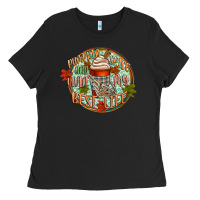 Black pumpkin spice and livin my best life Ladies Tee - CowGirlArtShop