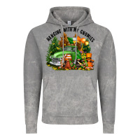 Cloud Rock St. Patricks Day hanging with my gnomies Vintage Hoodie - FaDigitalArtStudio