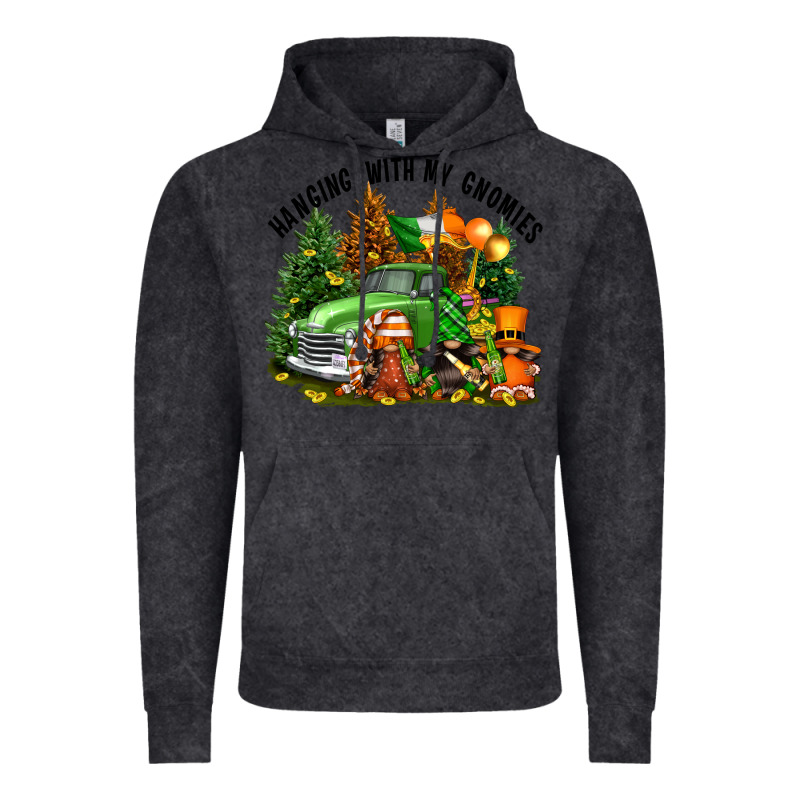 St. Patricks Day Hanging With My Gnomies Vintage Hoodie by FaDigitalArtStudio | Teevron