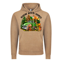Vintage Coffee St. Patricks Day hanging with my gnomies Vintage Hoodie - FaDigitalArtStudio