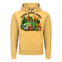 Vintage Mustard St. Patricks Day hanging with my gnomies Vintage Hoodie - FaDigitalArtStudio