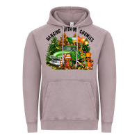 Vintage Zinc St. Patricks Day hanging with my gnomies Vintage Hoodie - FaDigitalArtStudio