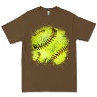 Cacao Softball background Premium Tee - HowdyJamesFarm