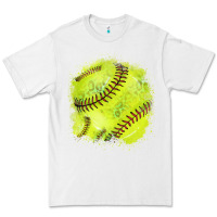 White Softball background Premium Tee - HowdyJamesFarm