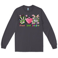 Smoke peace love easter bunny Long Sleeve Tee - FaDigitalArtStudio