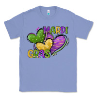 Colony Blue mardi gras heart Classic Tee - CowGirlArtShop