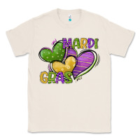 Natural mardi gras heart Classic Tee - CowGirlArtShop