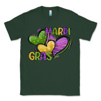 Sports Green mardi gras heart Classic Tee - CowGirlArtShop