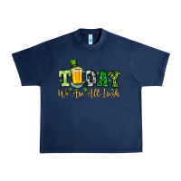 Navy Today we are all Irish Urban Heavy Tee - OliviaCreatesArt
