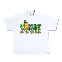 White Today we are all Irish Urban Heavy Tee - OliviaCreatesArt