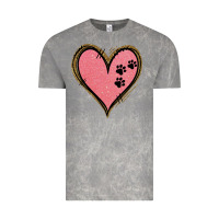 Cloud Rock Pink Glitter Heart Vintage Tee - Jasminsmagicworld