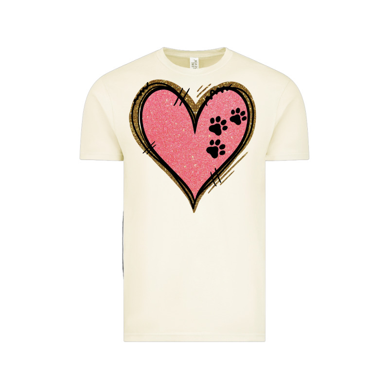 Pink Glitter Heart Vintage Tee by Jasminsmagicworld | Teevron