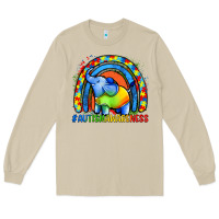 Mushroom Autism Awareness Autism elephant Long Sleeve Tee - FaDigitalArtStudio