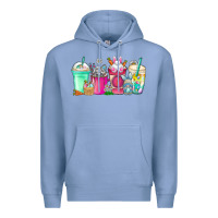 Colony Blue easter day coffee Premium Hoodie - CowhideDigitalArt