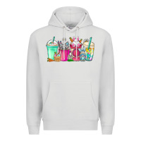 Dove Grey easter day coffee Premium Hoodie - CowhideDigitalArt