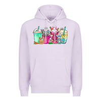 Lilac easter day coffee Premium Hoodie - CowhideDigitalArt