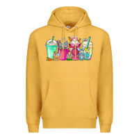 Mustard easter day coffee Premium Hoodie - CowhideDigitalArt