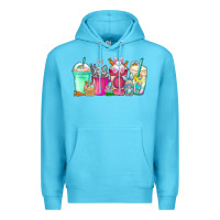 Ocean Blue easter day coffee Premium Hoodie - CowhideDigitalArt
