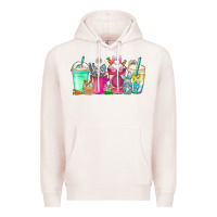 Pale Pink easter day coffee Premium Hoodie - CowhideDigitalArt