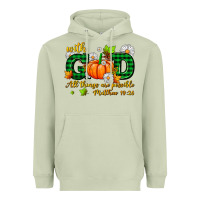 Matcha with god all things are possible Heavyweight Hoodie - AdoDesignShop