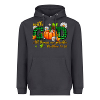 Smoke with god all things are possible Heavyweight Hoodie - AdoDesignShop