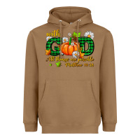 Toasted Coconut with god all things are possible Heavyweight Hoodie - AdoDesignShop