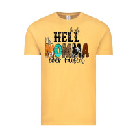 Vintage Mustard The Only Hell my Momma Ever Raised Vintage Tee - CowCowDesign