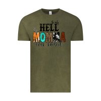 Vintage Olive The Only Hell my Momma Ever Raised Vintage Tee - CowCowDesign