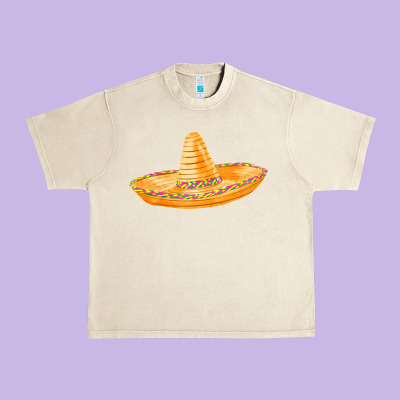 Sombrero Fa Element Urban Heavy Tee Designed By Fadigitalartstudio