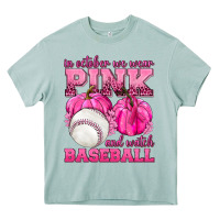 Arona In October We Wear Pink and Watch Baseball Heavy Core Tee - texasbilliewilder
