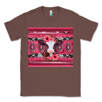 Chestnut pink gemstone baby calf western valentines day Classic Tee - Jasminsmagicworld